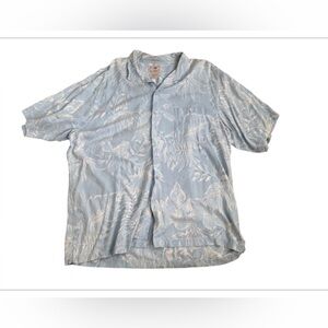 Silk Hawaiian Button-Up Shirt